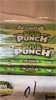LOT OF 10 SOUR PUNCH APPLE STRAWS 2 OZ EACH