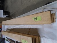 15 pc oak 3.5" x 1/4"; 55" long
