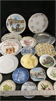 Various plates, saucers, mini saucers, some