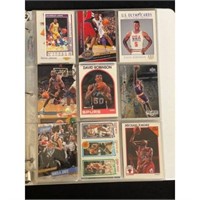 (100) Star Basketball Cards In Binder