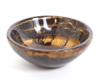 Miniature Tiger Eye Carved Dish