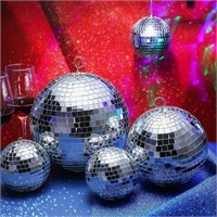 Haull 8 Pcs Disco Ball Set (8'  6'  4')