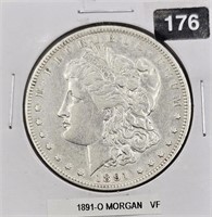 1891 O U.S. Morgan Silver Dollar VF