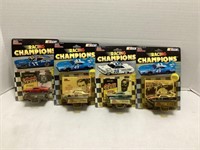 Four Racing Champions NASCAR 1:64 Diecasts