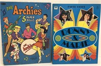The Archies paper dolls, Donny and Marie paper