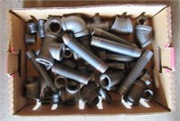 Collection of pipe fittings and various size