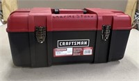 Craftsman 20 inch Plastic Tool Box with Tray (Red