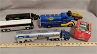 Model Truck/Car Lot, 6 Pieces