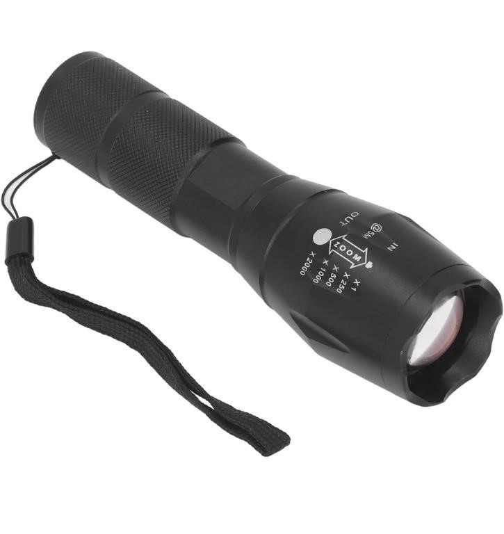 New, Green Hunting Flashlight, Zoomable Green
