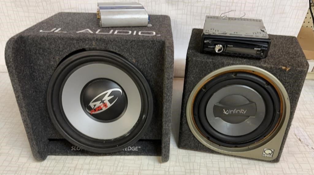 12” Rockford Fosgate Speaker W/ Box, Infinty 10”