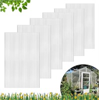 6 Pcs Polycarbonate Greenhouse Panels, 4' X 2' X