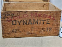 Gold Medal Dynamite Crate, STL, MO + 2nd crate