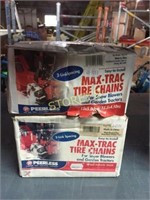2 New Max-Trac Tire Chains - Asst