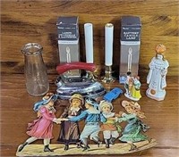 Mignon Mini Iron, Candle Lamps, Figurines