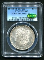 Morgan Silver Dollar. 1878 PCGS.