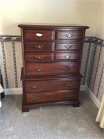 Chest of 6 drawers - cherry finish - 39 in wide x