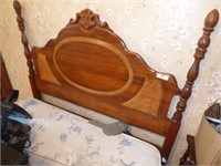 VINTAGE BEDROOM SET WITH BED, DRESSER, CHEST