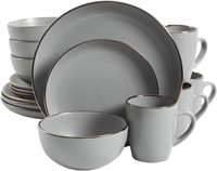 GIBSON 16 PCS STONEWARE DINNER SET