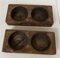 2 Wooden Molds