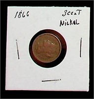 1866 3-Cent Piece