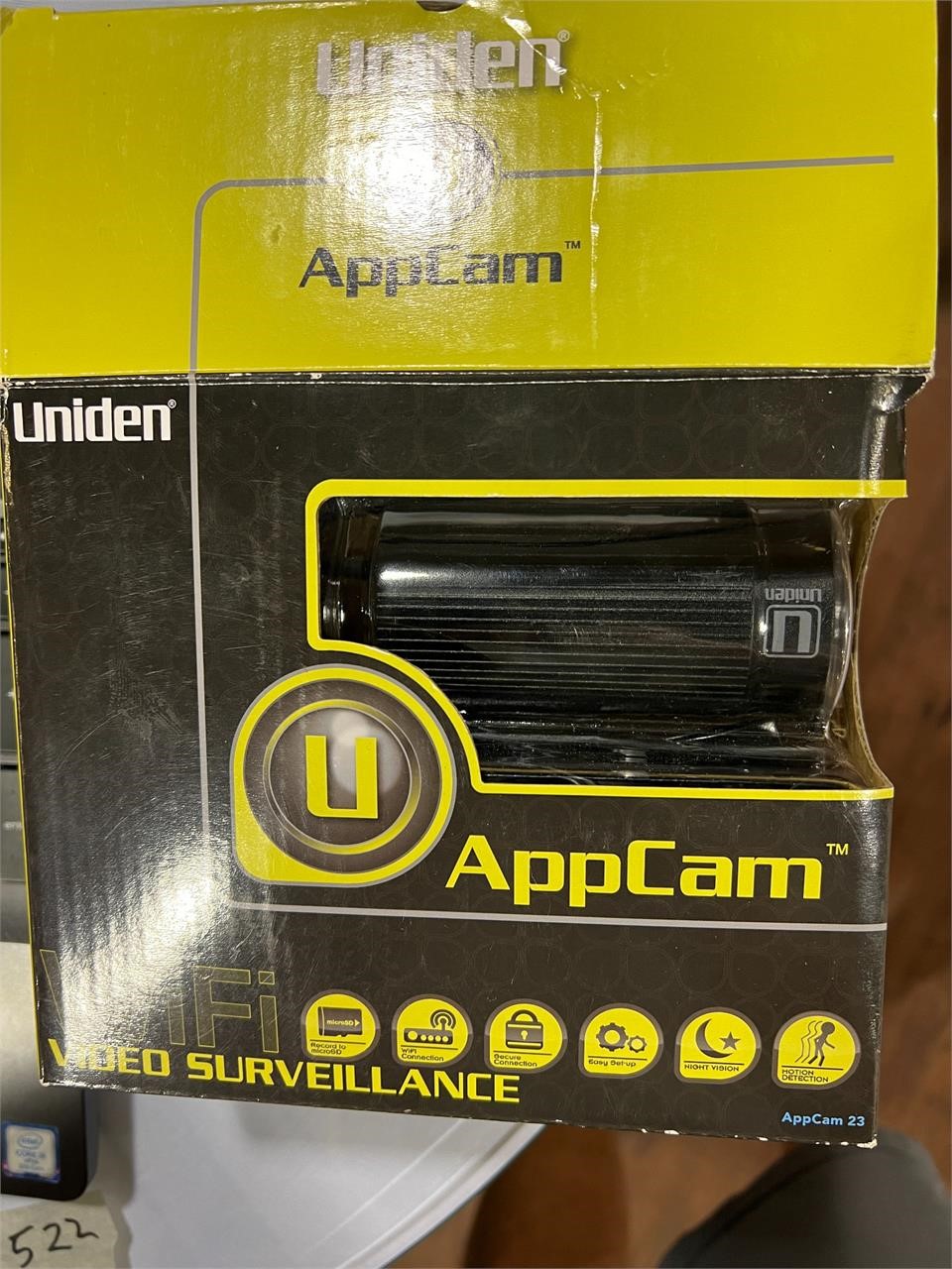 Unused Uniden AppCam Video Surveillance Camera
