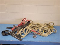 3M HARNESS & 3M ROPE GRAB WITH ROPE