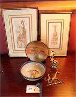 Giraffe decor lot 1