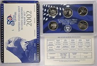 2002 Clad Proof Quarters