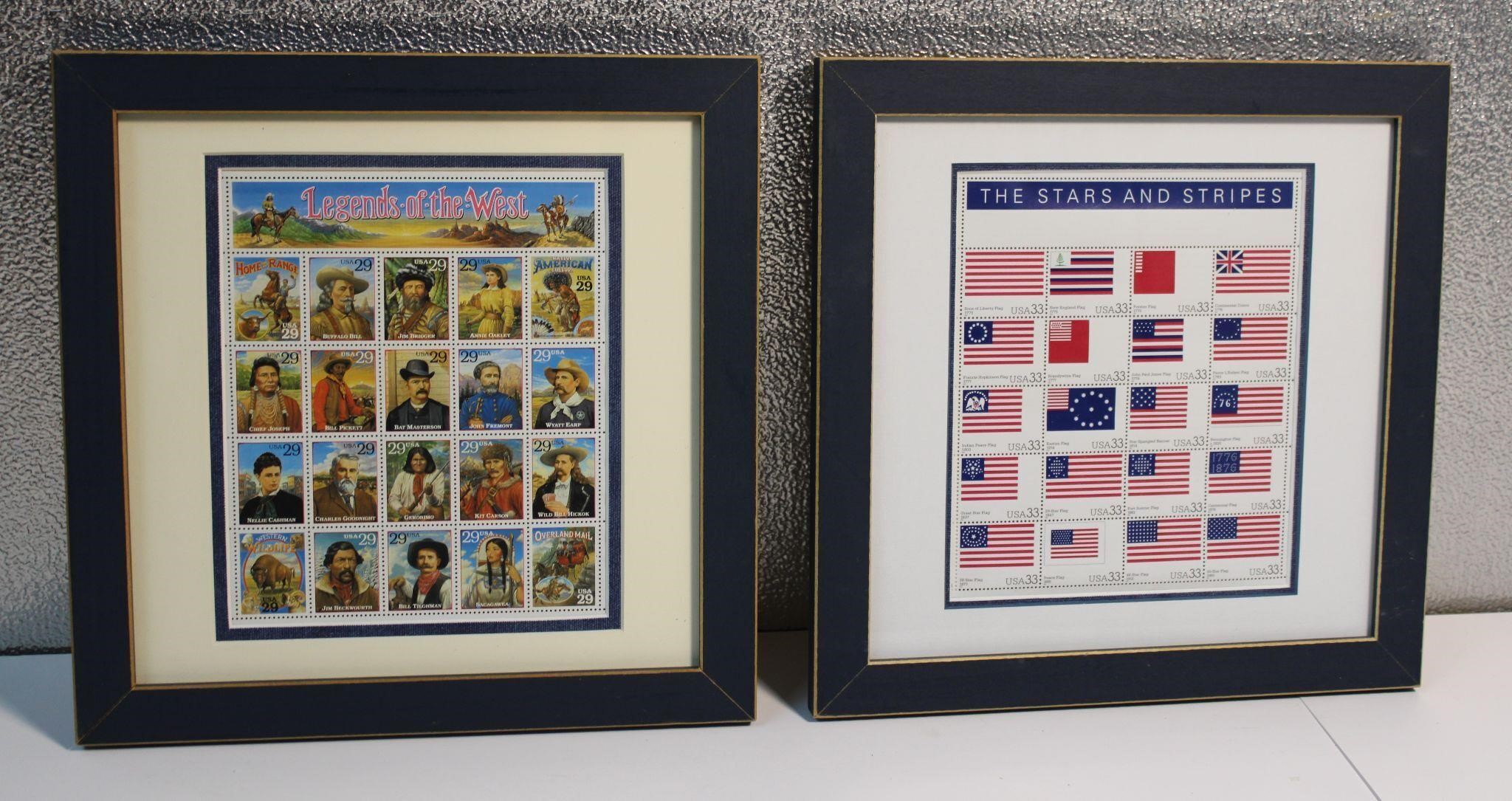 Legends of the West & Stars & Stripes Stamps