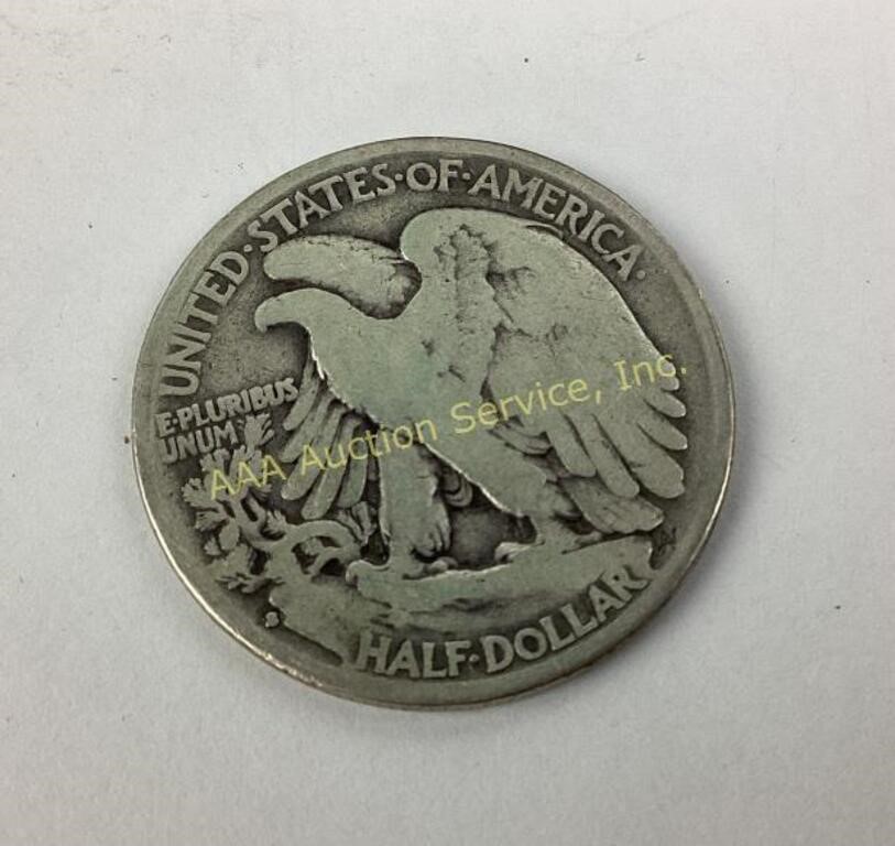 1935 US Walking Liberty Half Dollar