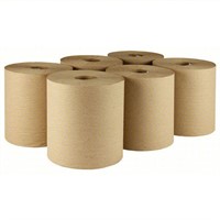 6PK TOUGH GUY Paper Towel Roll: Brown