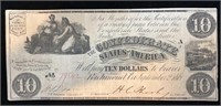 1861 State of Virginia Confederate Bearer Note