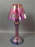 Fenton 1980 HOACGA Grape & Cable Candle Lamp