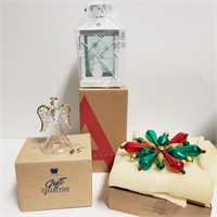 (3) Avon Christmas Lantern, Angel, Ornament