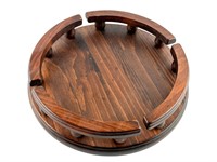 Vintage Wood Lazy Susan Turntable