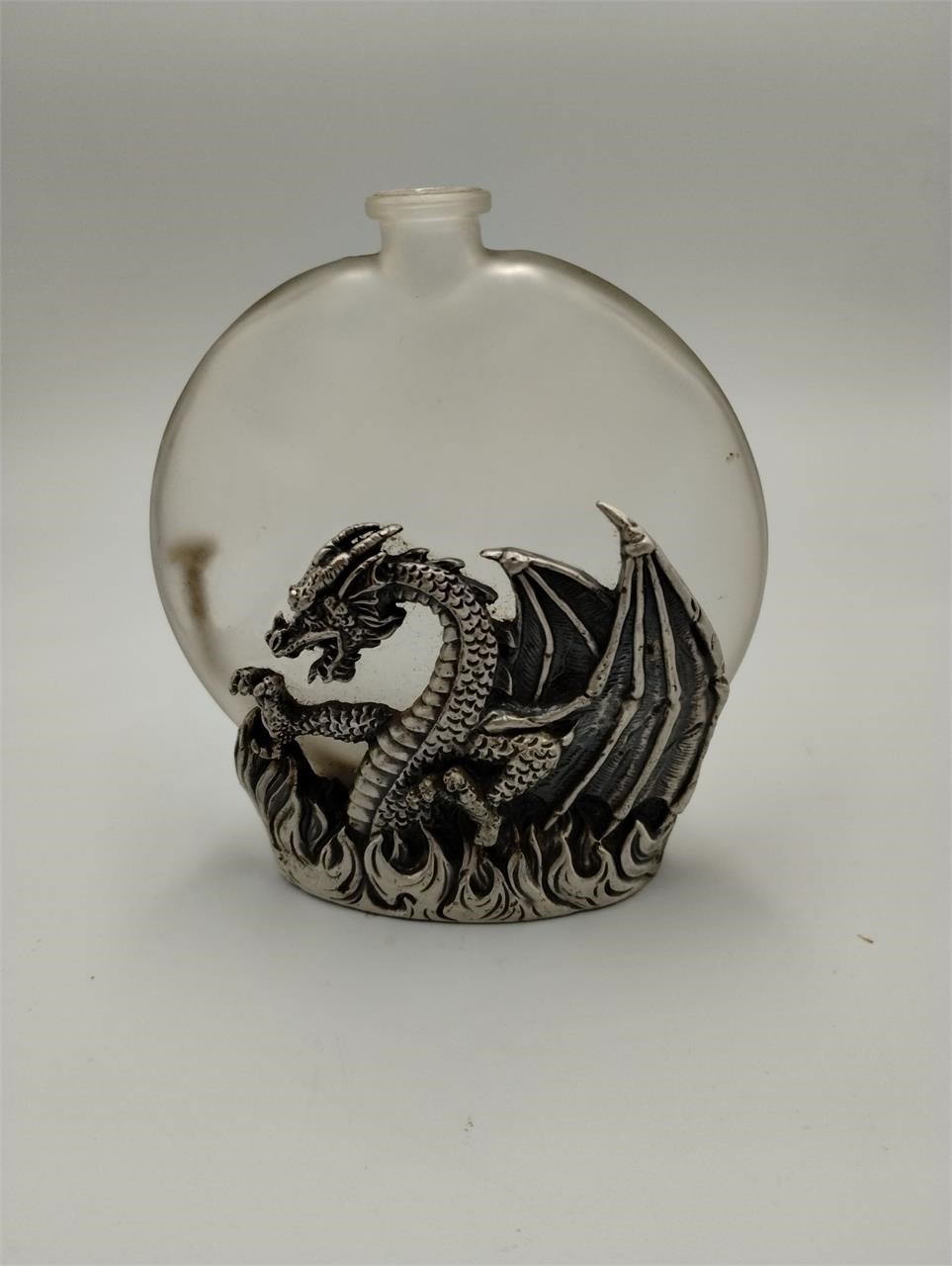 Frosted glass Metal dragon oil/scent diffuser