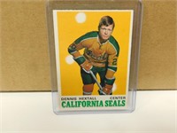 1970-71 OPC Dennis Hextall #186 Hockey Card