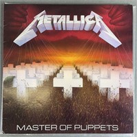 1986 Metallica Master Of Puppets Vinyl Record