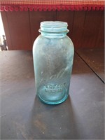 Ball Perfect Mason blue jar half gallon. 8 on