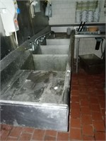 3 PART SINK - STAINLESS STEEL