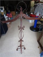 Antique Iron Scale Stand 44.5"T