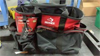 Husky 14” 15-Pocket Open Top Supply Tool Bag