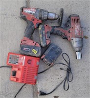Assorted Milwaukee Power tools, charger