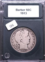 1913 BARBER HALF DOLLAR G