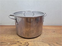 Stainless Steel Double Handled Pot@10inAx7inH