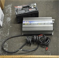 3000W power inverter, battery - info