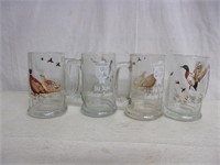 Set of 4 - Vintage Old Style Collector Series Mugs