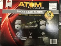 FIRST ALERT $40 RETAIL ATOM SMOKE &'FIRE ALARMS