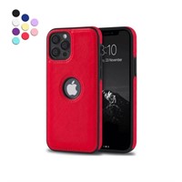 R2339  Entronix iPhone 12 Pro Leather Case Red