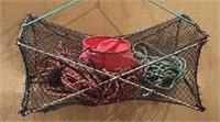 Prawn, Shrimp, Crab Pot with Weights and Rope